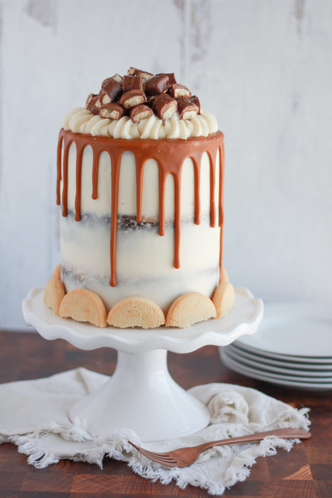 Twix Cake - Baking with Blondie