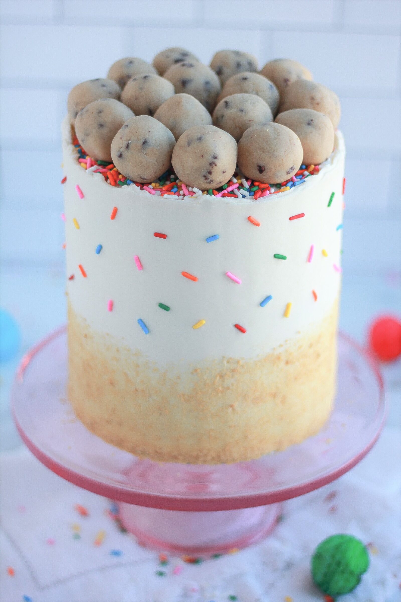 Funfetti Cookie Dough Cheesecake Cake Baking With Blondie