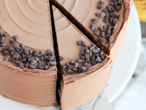 2 INGREDIENT NO BAKE CHOCOLATE BANANA CAKE (NO FLOUR, EGGS OR OIL) -  Kirbie's Cravings